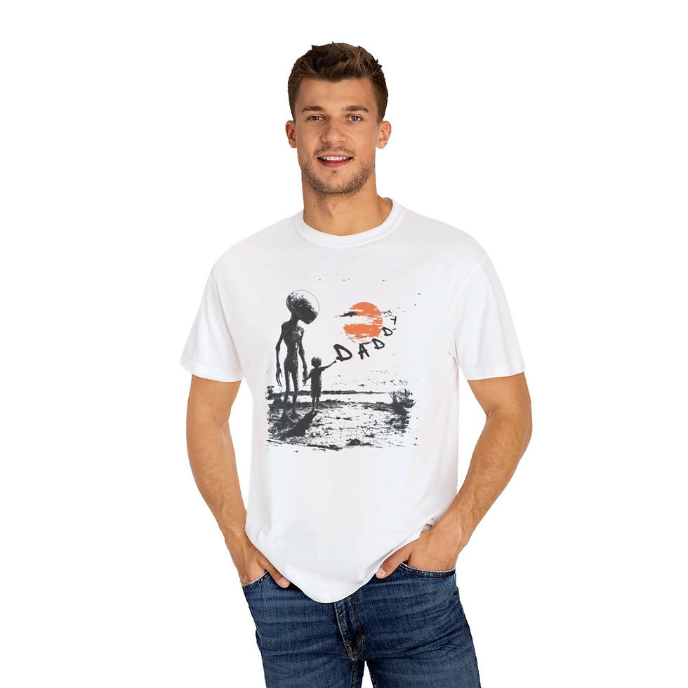Thumbnail: Alien graphic "Daddy" shirt, Vintage alien tee