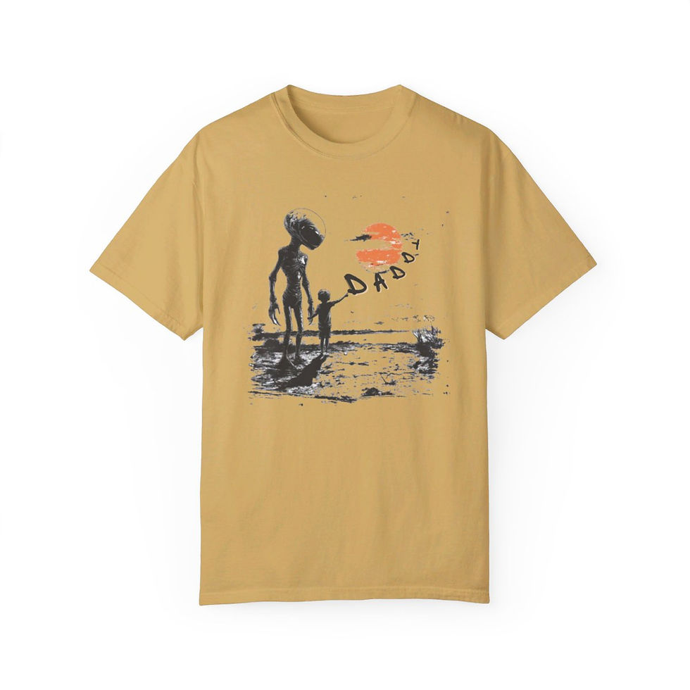 Thumbnail: Alien graphic "Daddy" shirt, Vintage alien tee
