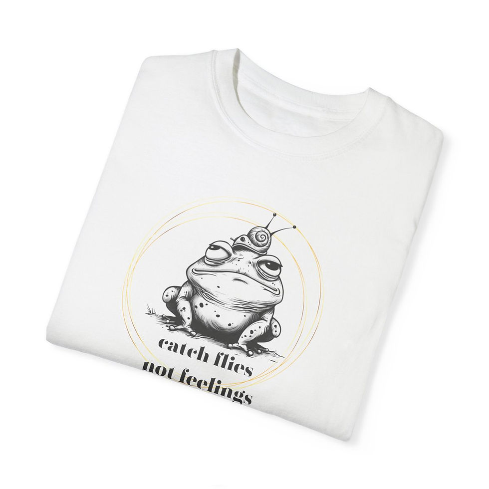 Thumbnail: Catch flies not feelings Frog Shirt