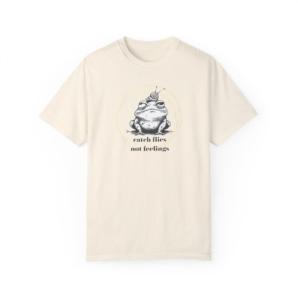 Thumbnail: Catch flies not feelings Frog Shirt