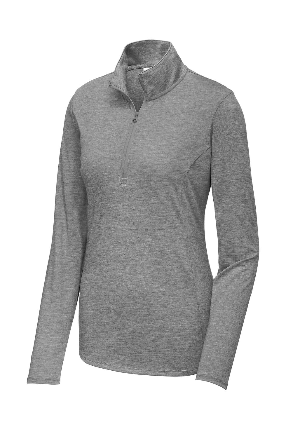 Thumbnail: Sport-Tek ® Ladies PosiCharge ® Tri-Blend Wicking 1/4-Zip Pullover
