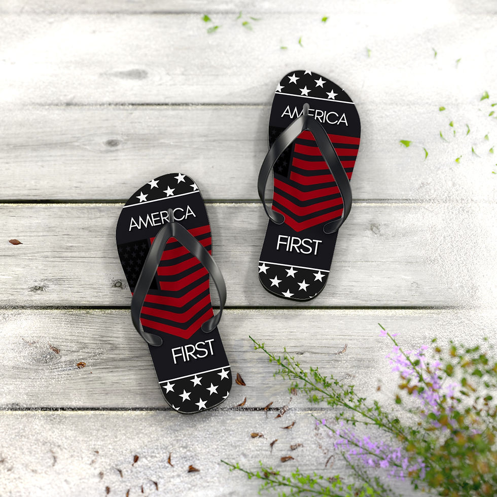 Flag Flip Flops- America First
