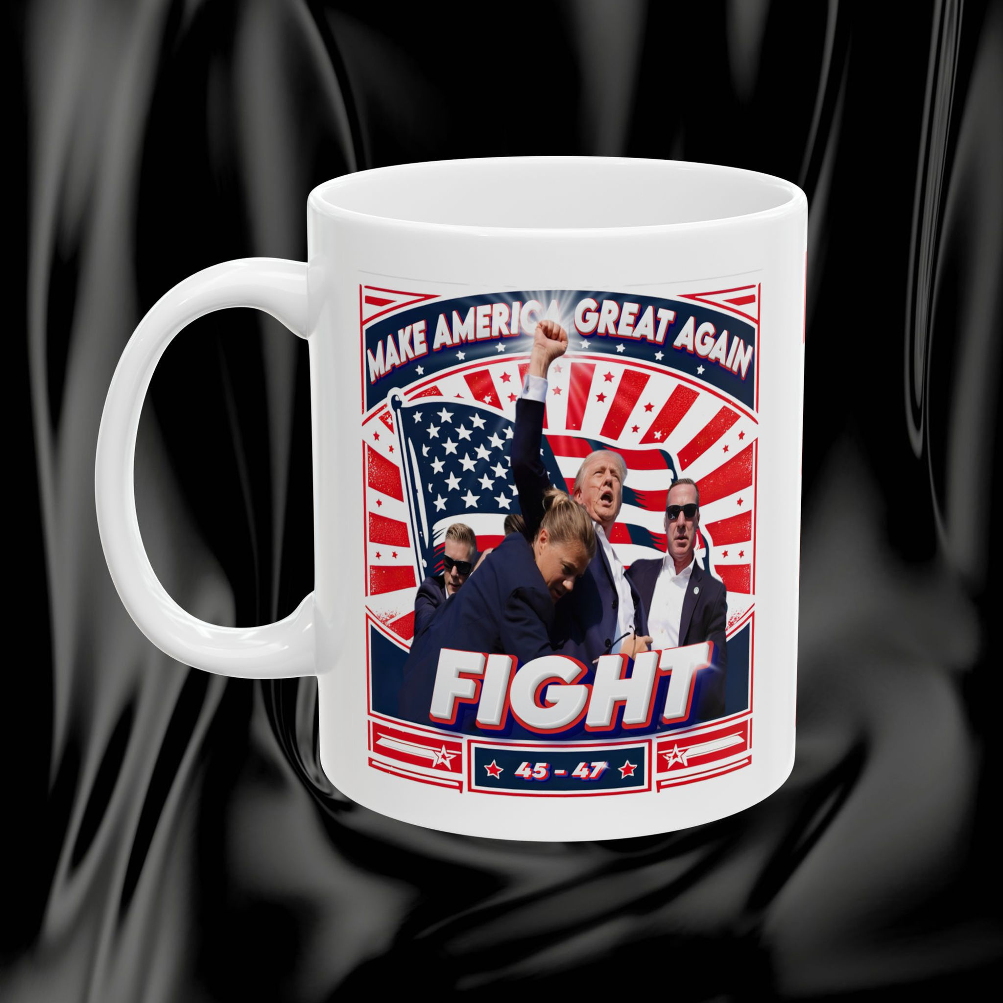 MAGA Butler Rally PA Fight Fight Fight Trump Mug