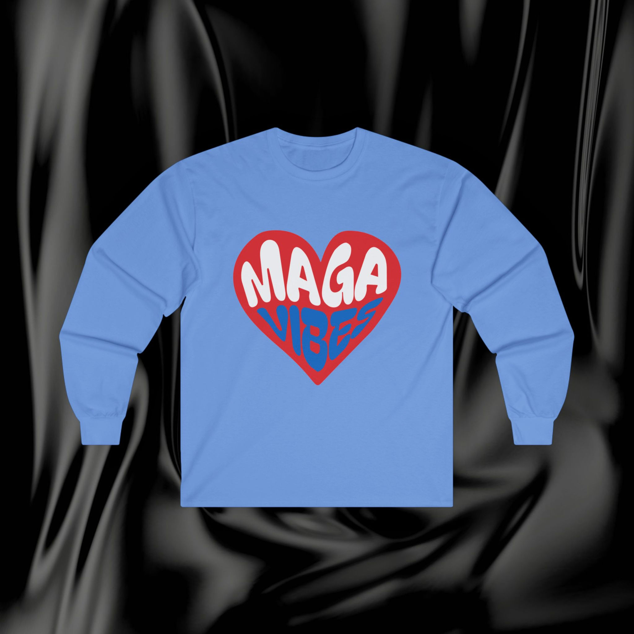 Retro MAGA VIBES Long Sleeve Tee
