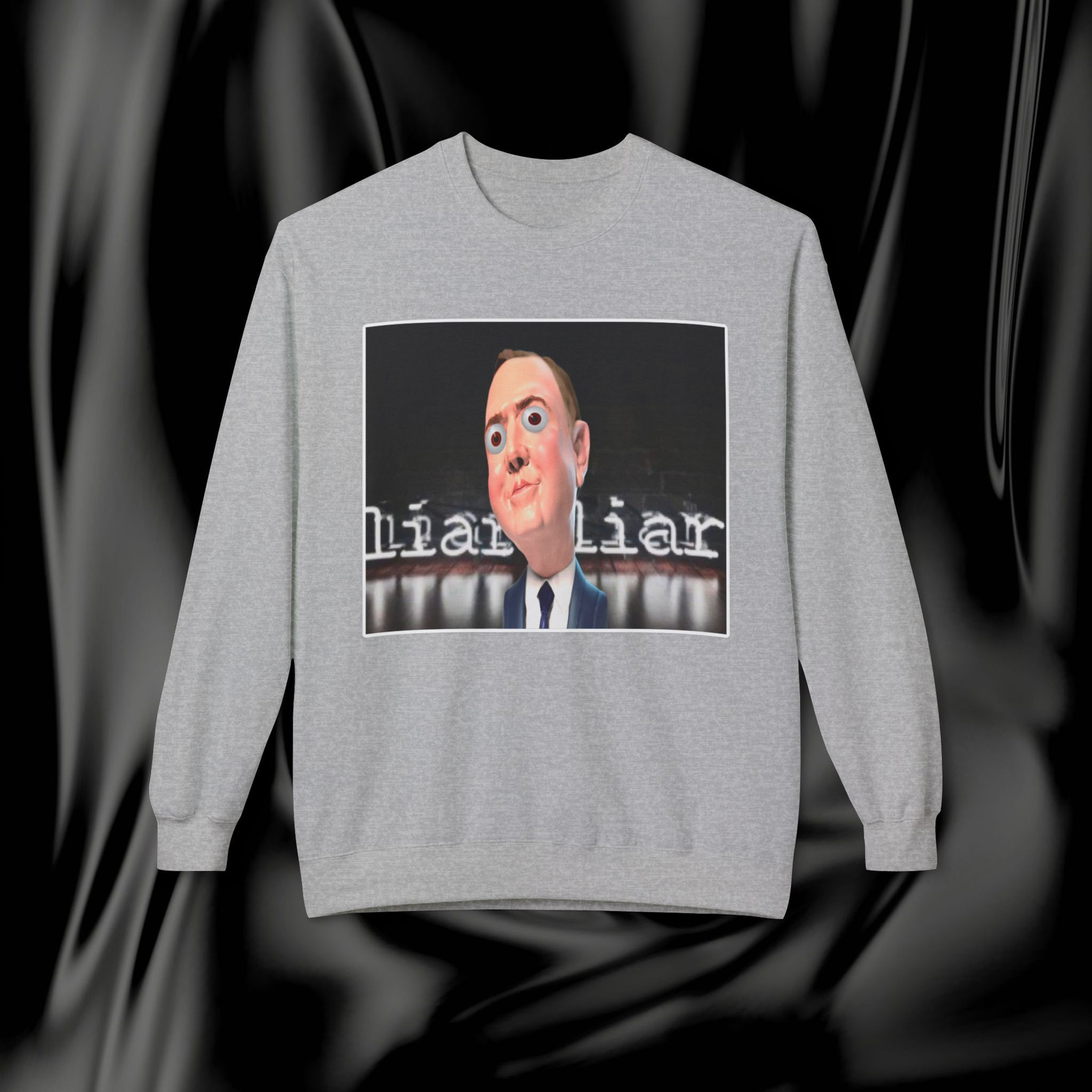 Adam Schiff liar Liar Unisex Lightweight Crewneck Sweatshirt
