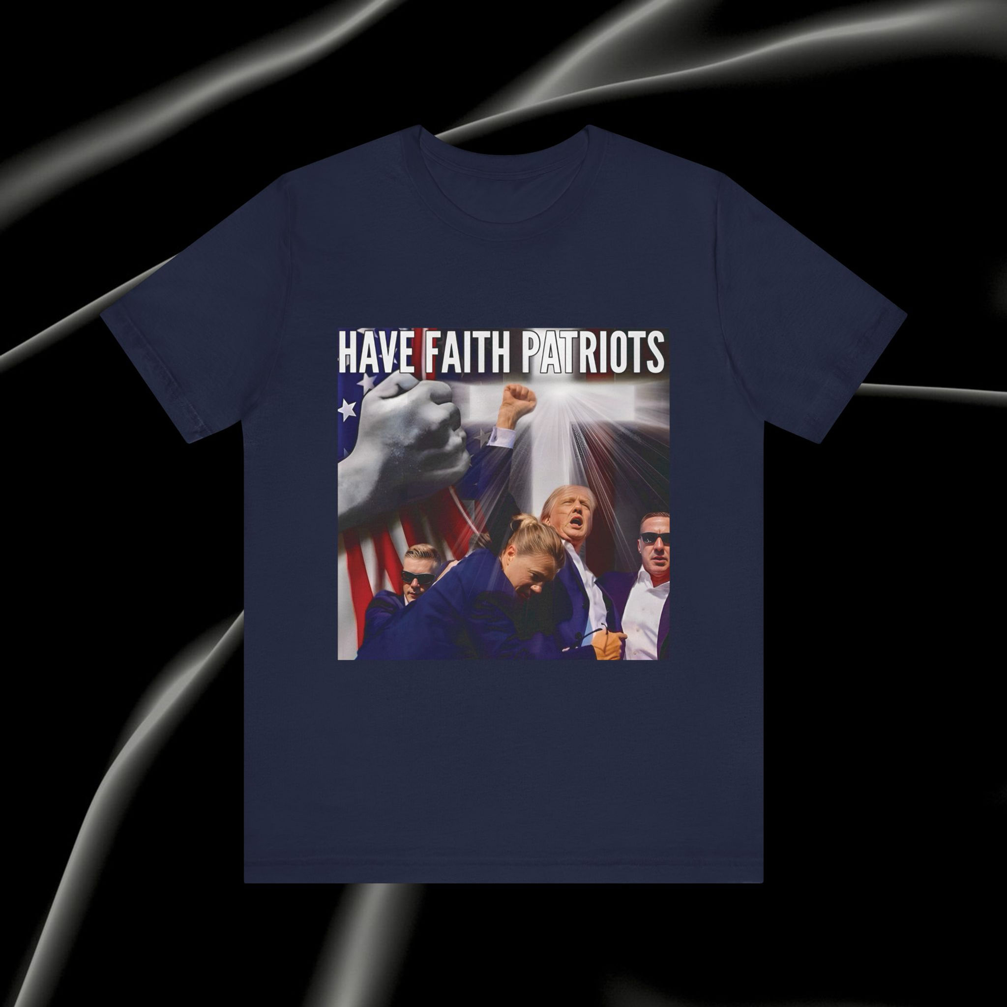 Have Faith Patriots Trump Butler PA Unisex Jersey Short Sleeve Tee