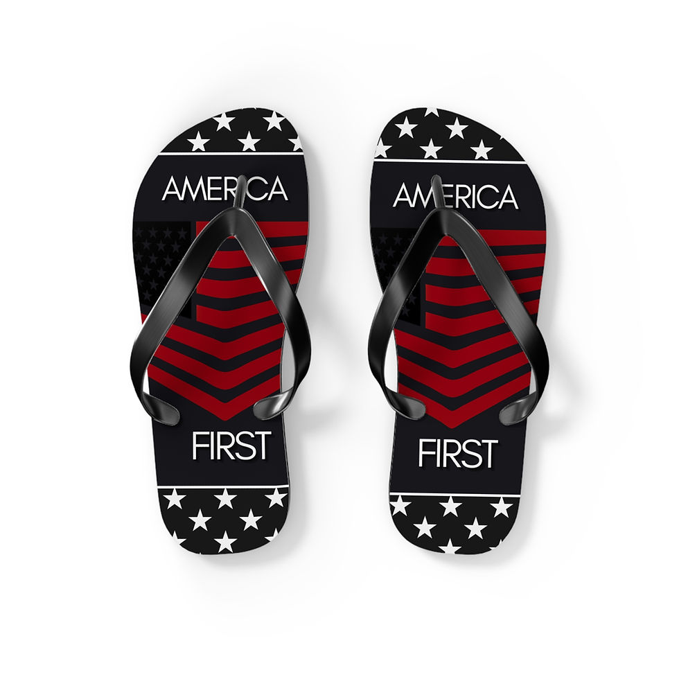Flag Flip Flops- America First
