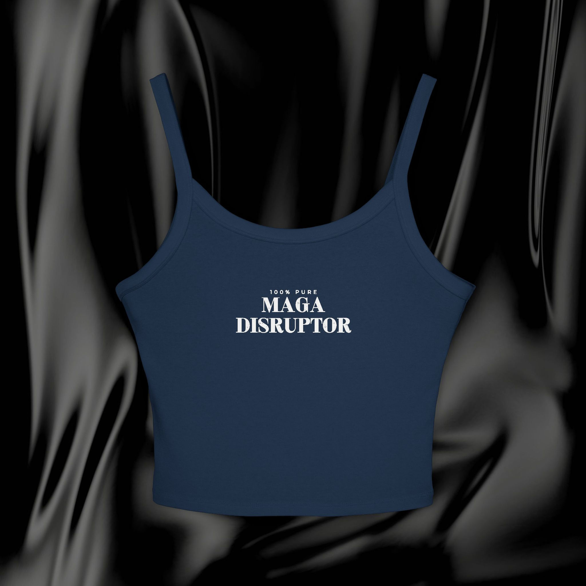 Spaghetti Strap Tank Top -100% MAGA Disruptor