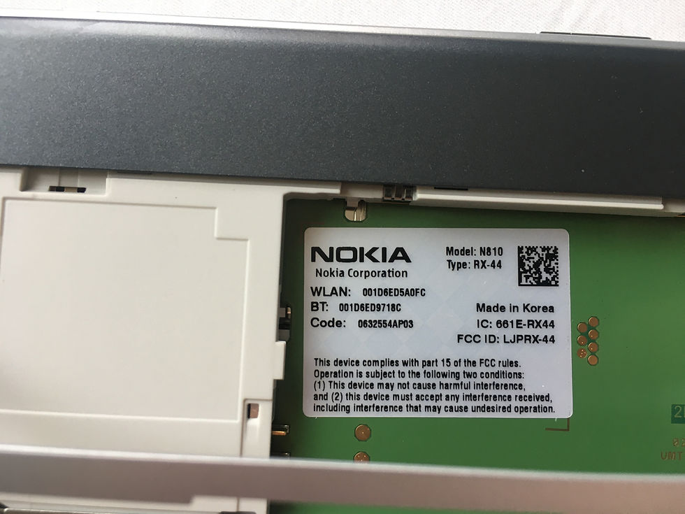 Thumbnail: Nokia 810 internet tablet SOLD