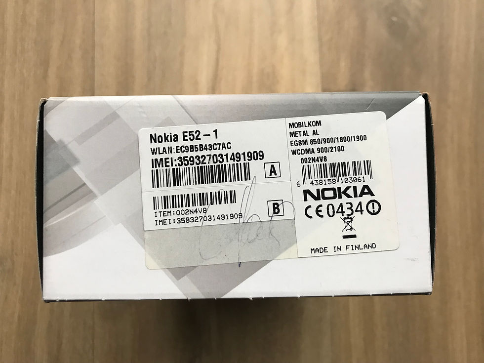 Thumbnail: Nokia E52