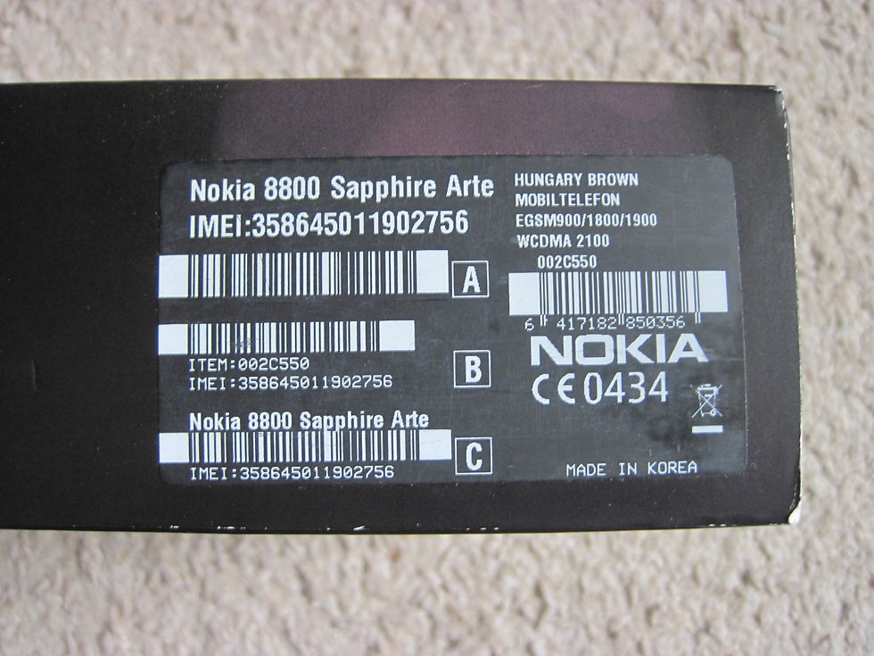 Thumbnail: Nokia 8800 Sapphire Arte SOLD