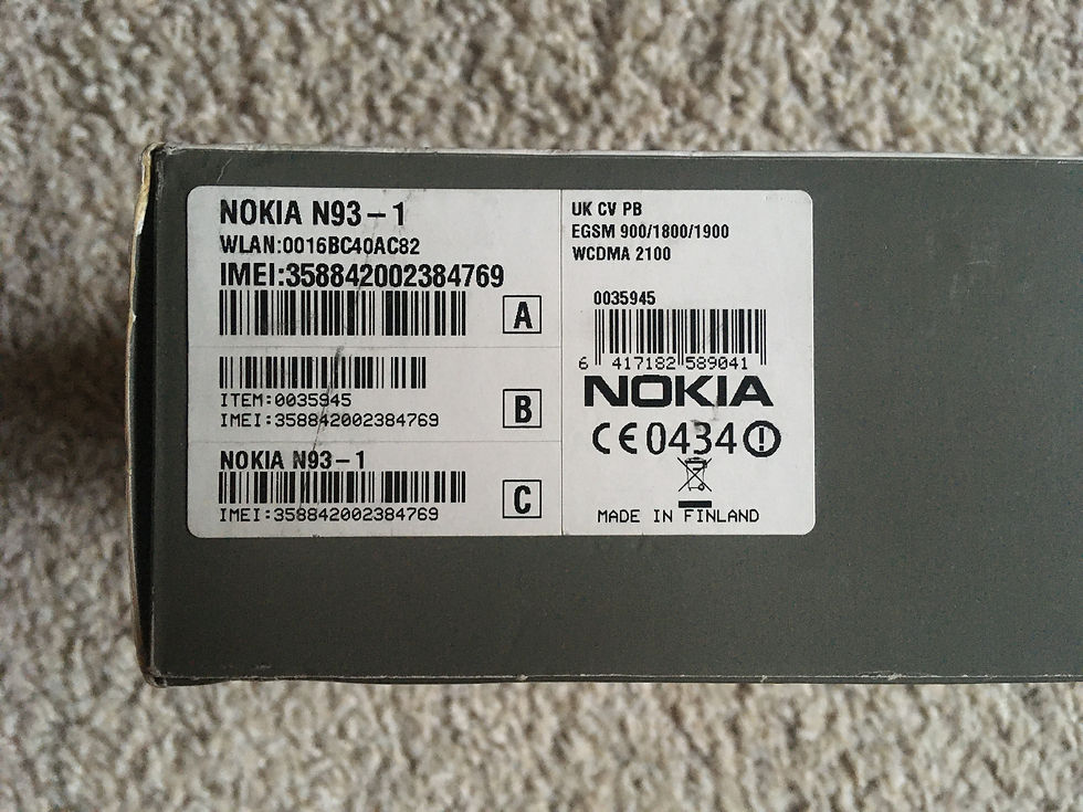 Thumbnail: Nokia N93 SOLD