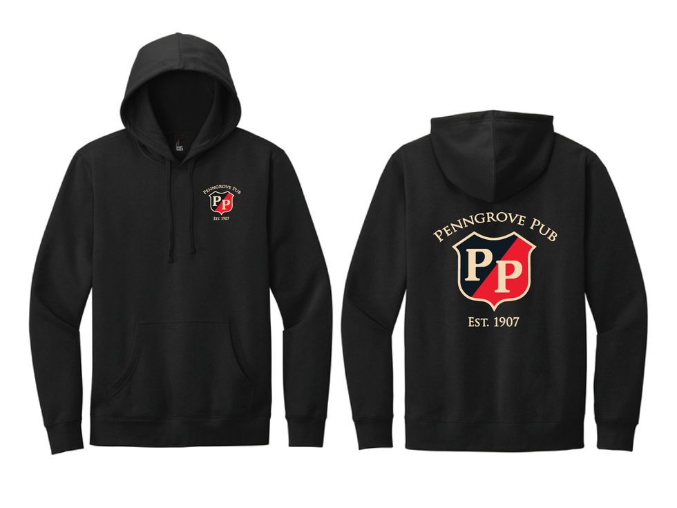 Hoodie featuring Penngrove Pub Logo/Branding