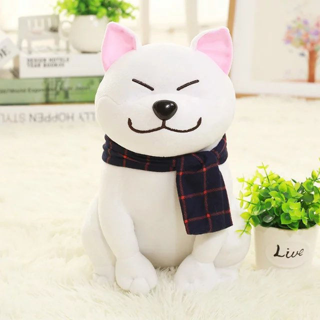 Thumbnail: Shiba Inu Plush Toy with Scarf - Stuffed Toy