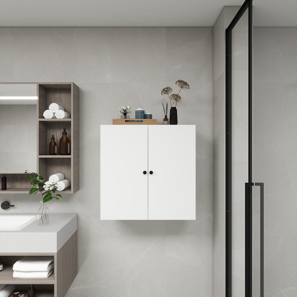 Thumbnail: C2 Closet Shelves for bathroom,Wooden Closet System Modular With 2 Doors Shelves