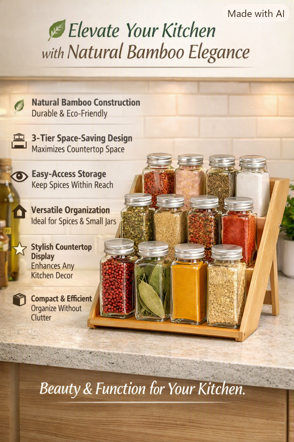 🌿 Elevate Your Kitchen Organization