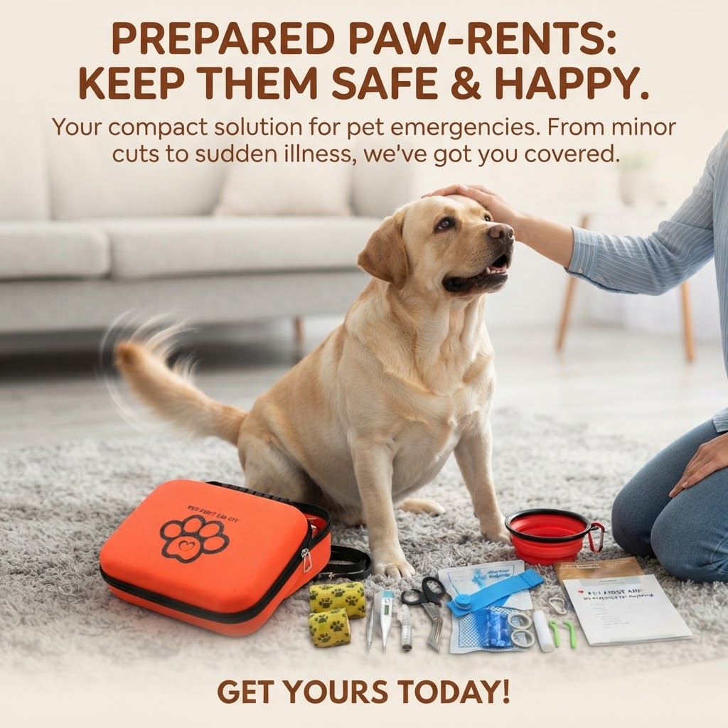 🐾 Dog First Aid Kit – Be Ready for Every Adventure!