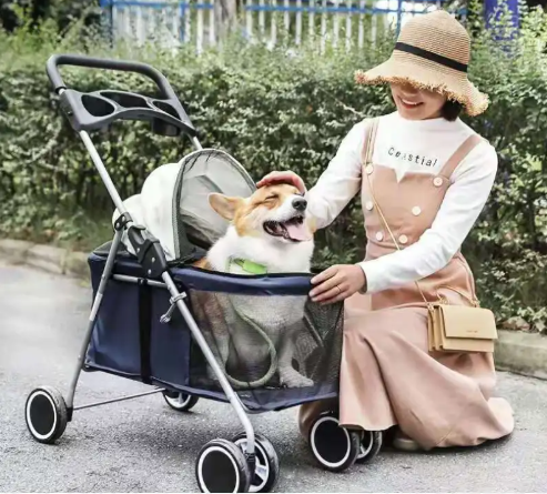 Thumbnail: 🐾 Portable Pet Stroller – Lightweight & Foldable