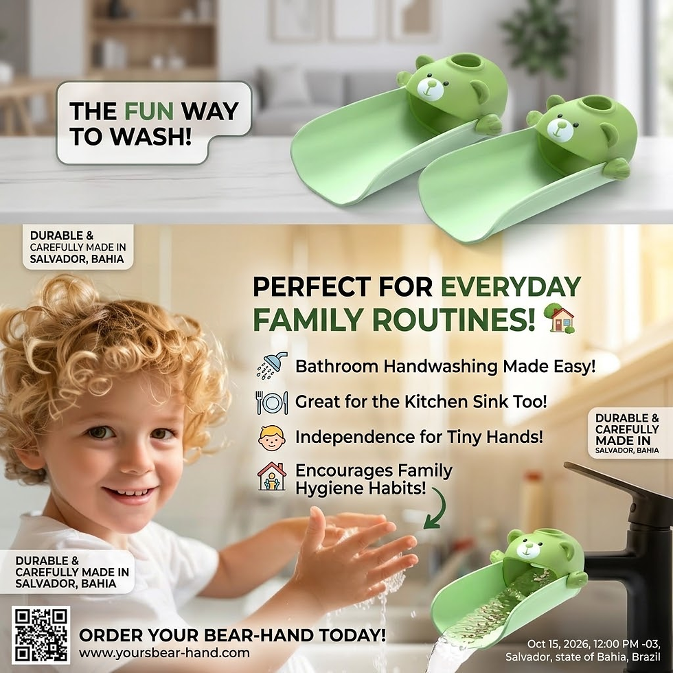 Thumbnail: 🧒 Temperature-Sensitive Toddler Faucet Extender – Safer, Easier Handwashing