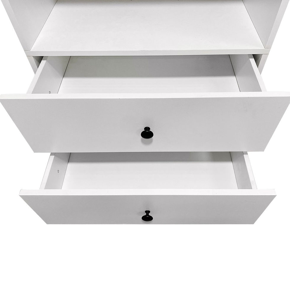 Thumbnail: C2 Closet Shelves for bathroom,Wooden Closet System Modular With 2 Doors Shelves