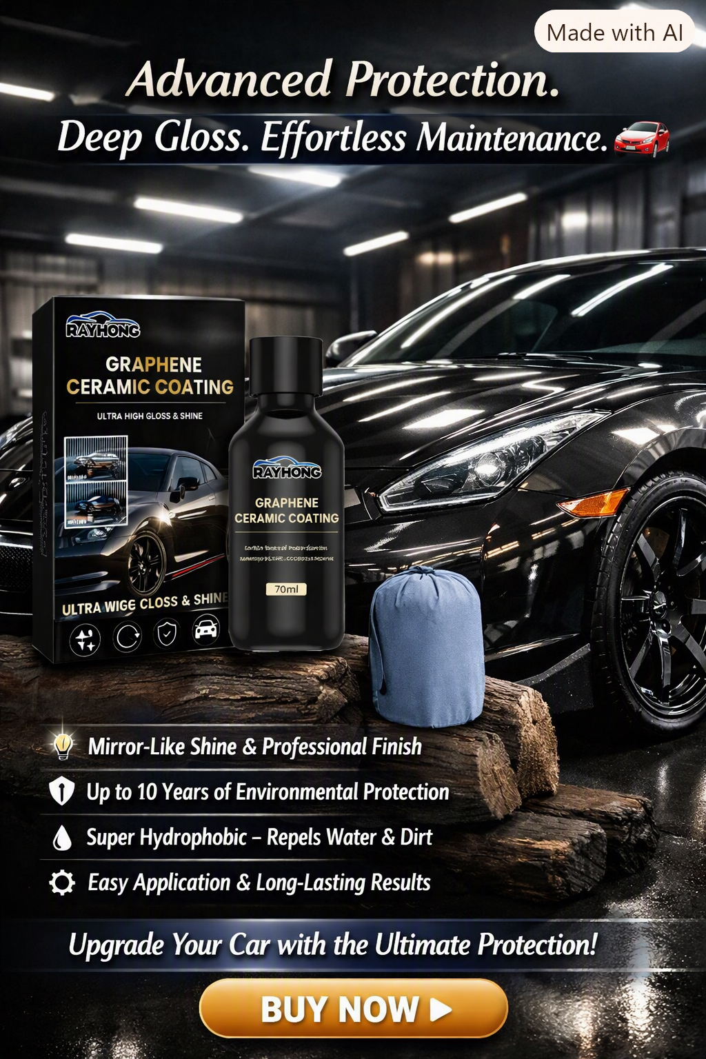 Graphene Ceramic Coating For Automobiles
