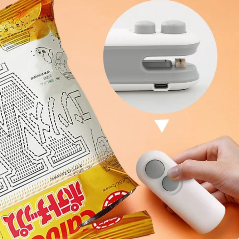Thumbnail: Chip Bag Sea Vacuum Sealing Portable Machine Handheld USB Rechargeable For Food 