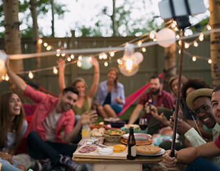 Outdoor Group Gathering