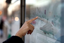 Finger on the Map