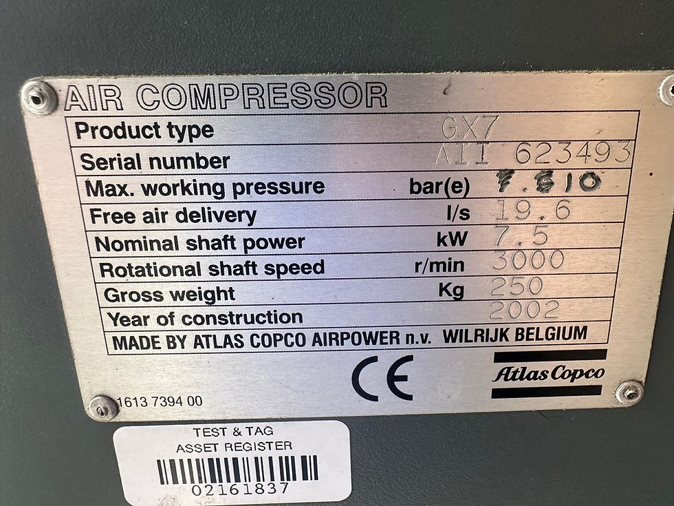 Thumbnail: Electric Air Compressor - used