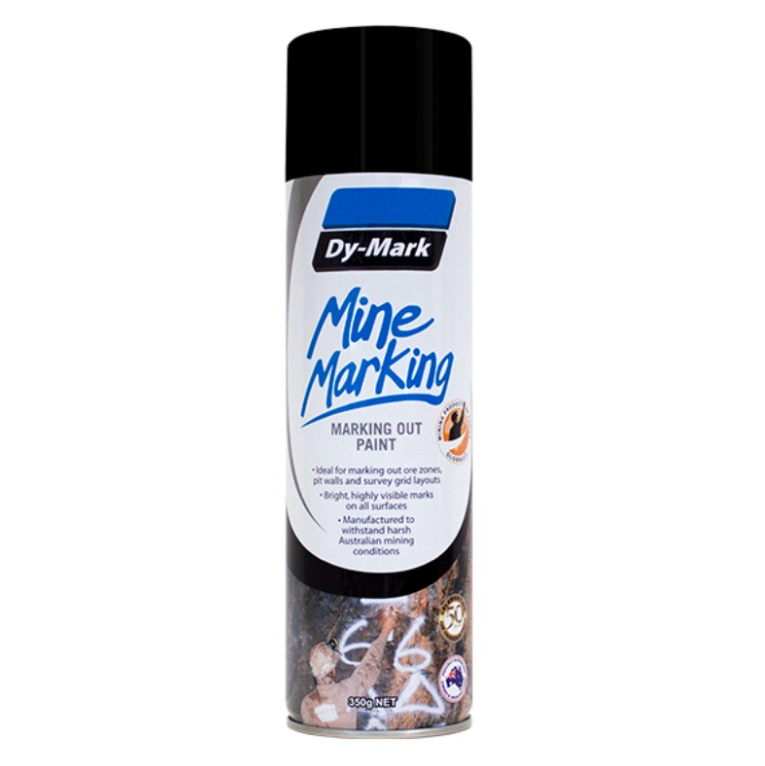 Mine Marker Paint Vertical - Black