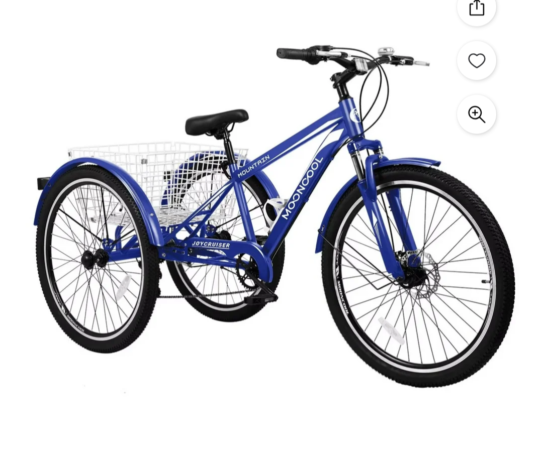 LILYPELLE Mountain Electric Tricycle  (13Ah or 20Ah) 