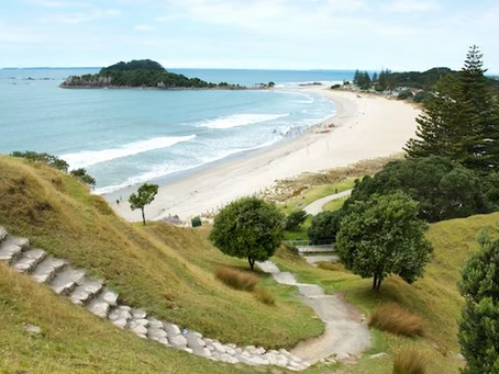 MOUNT MAUNGANUI, THE LINE BETWEEN INFINITIES