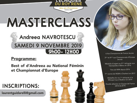 Masterclass avec Andreea NAVROTESCU