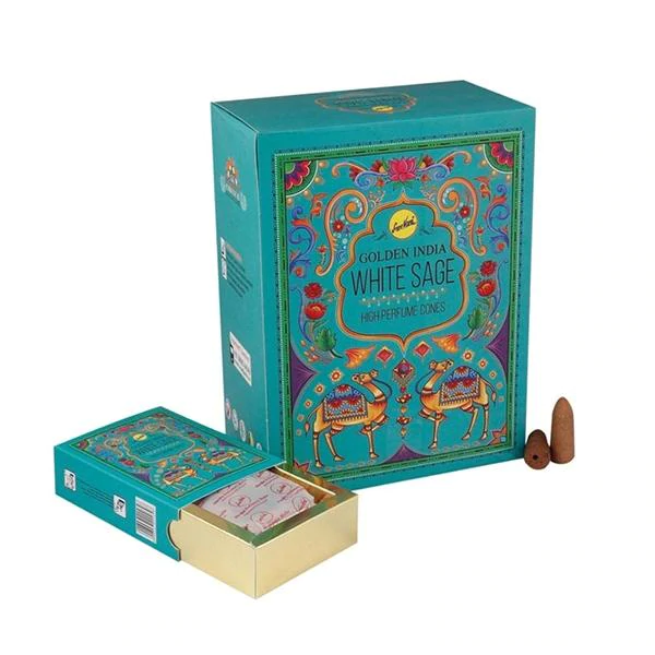 Miniatura: Incienso Cascada Golden Indian