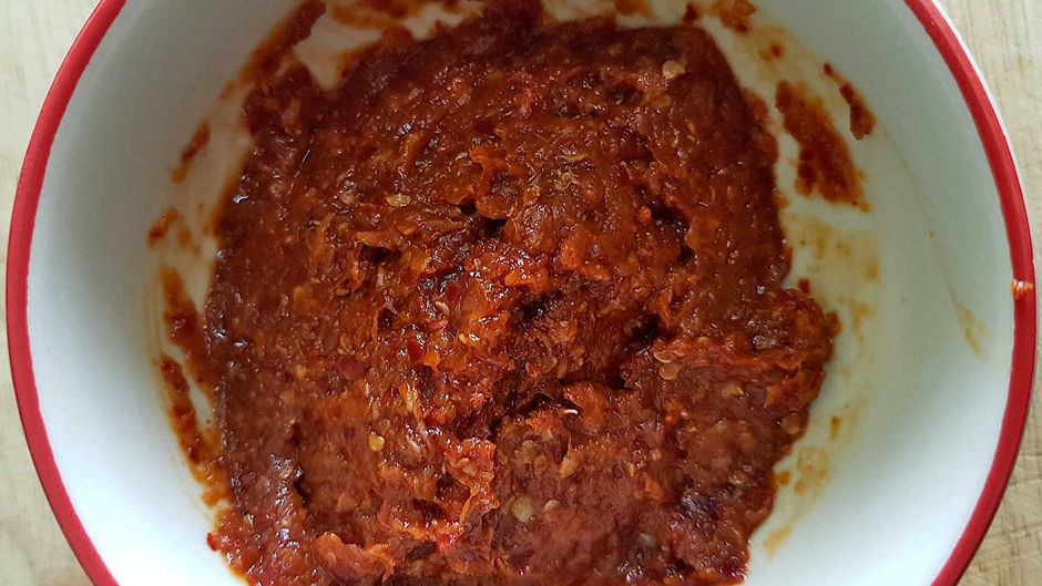 Sauce piquante au tamarin น้ำพริกมะขาม