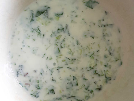 Sauce yaourt cacik