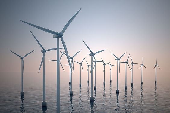 Windkraftanlagen auf Wasser