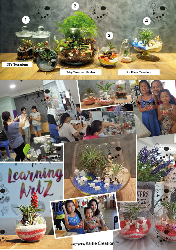 Singapore National Day Terrarium Workshop for kids