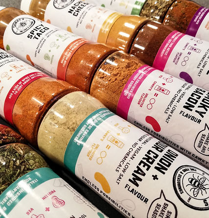 Cawky's Shakers label designs