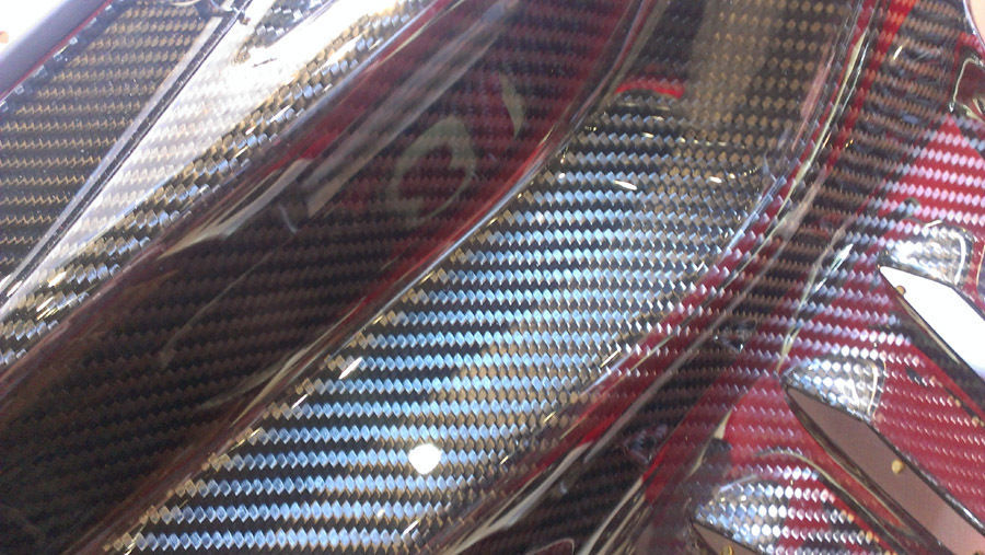 Thumbnail: 458 Italia Carbon Fiber Engine Bay Covers