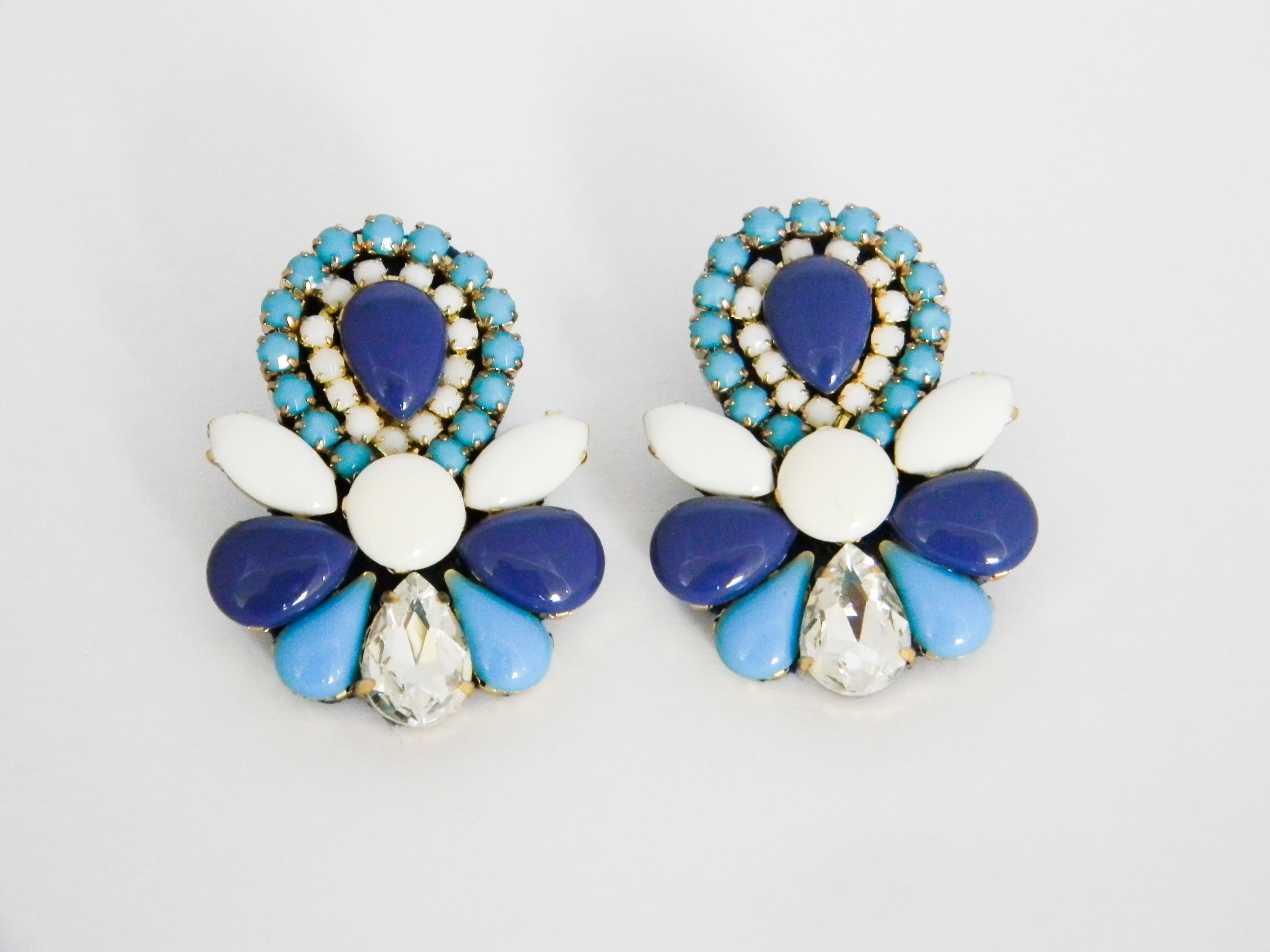 Blue Sofia Earrings