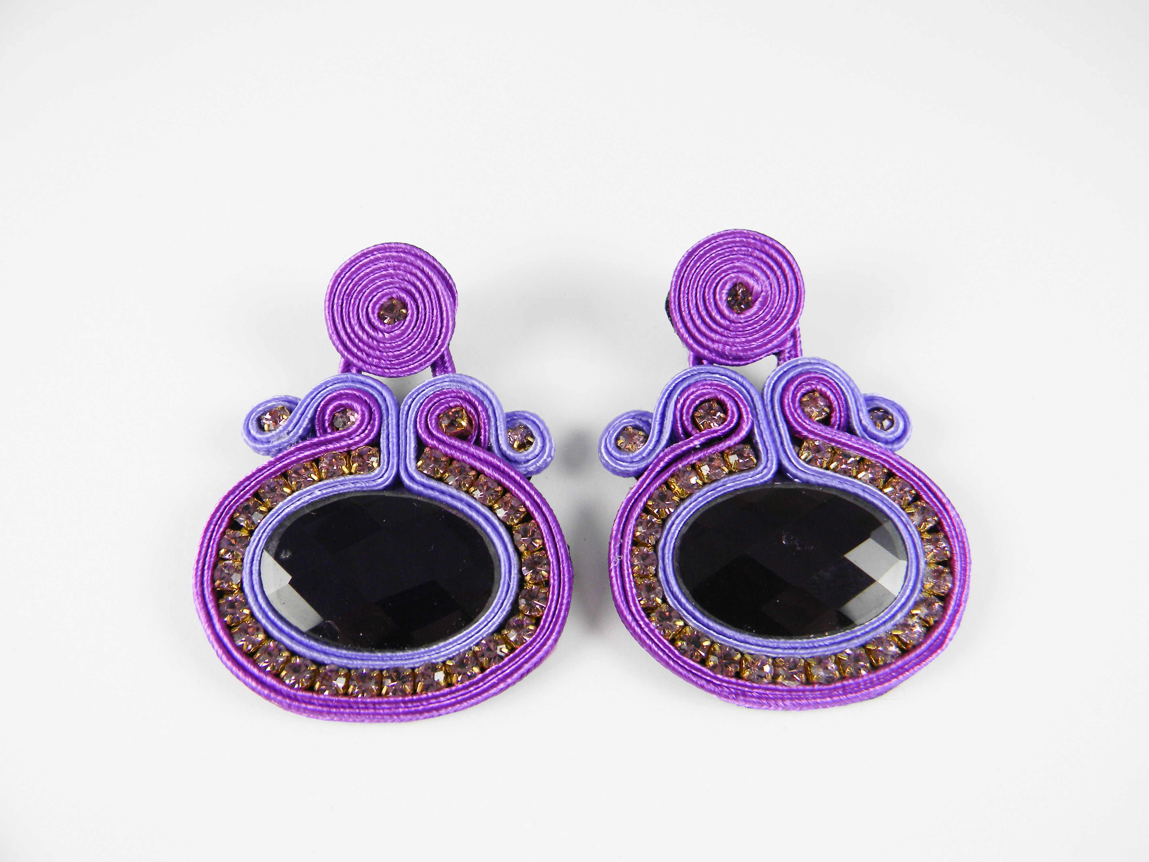 Purple Queen Earrings