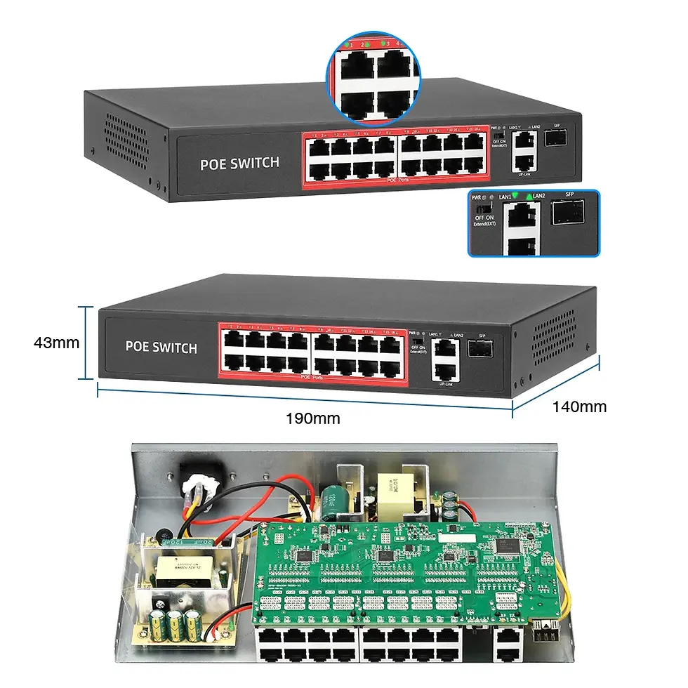 Miniaturbild: Network POE Switch