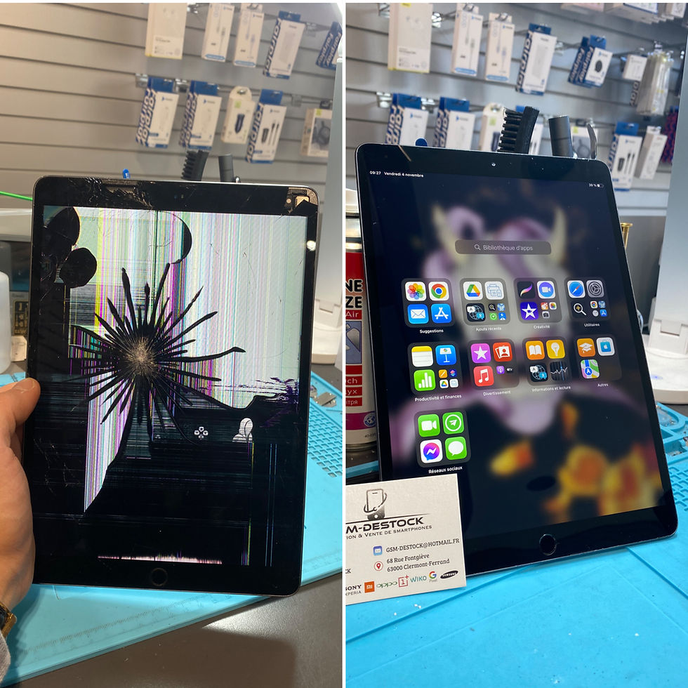 réparation écran iPad