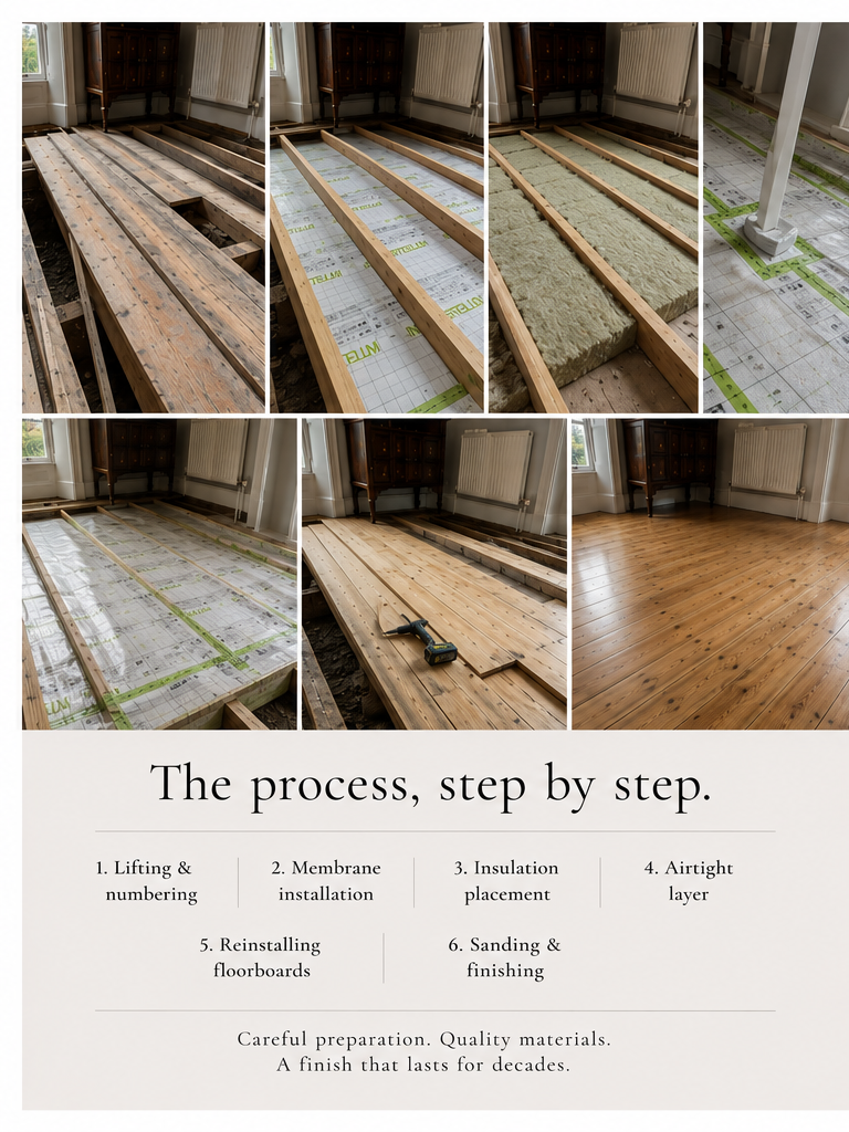 How We Install Suspended Timber Floor Insulation Step by Step