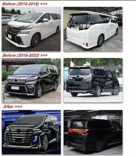 Toyota Vellfire 30/35 upgrade to 40 body kit transformation