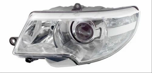 Modern LED automotive headlight with projector lens