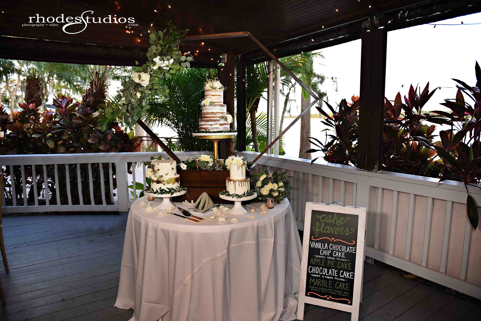 Beautiful cake display