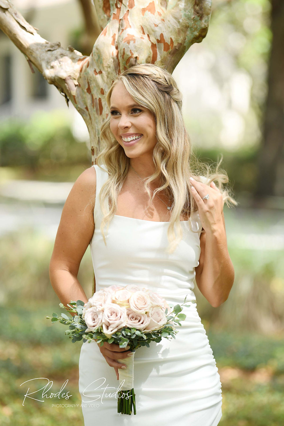 Brides portrait on her wedding day!