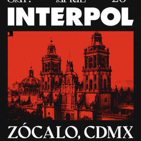 Interpol dará un concierto gratuito en el Zócalo de la CDMX para celebrar 20 años del 'Antics'